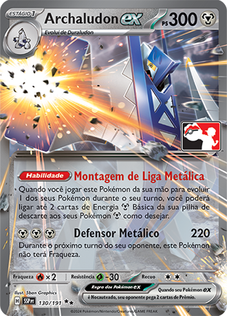 Archaludon ex, Play! Pokémon Pacote de Prêmio Série 7 130