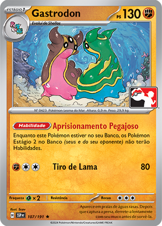 Gastrodon, Play! Pokémon Pacote de Prêmio Série 7 107