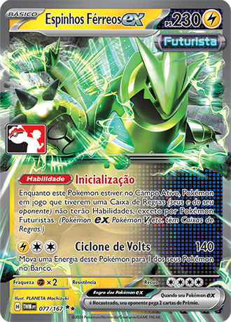 Espinhos Férreos ex, Play! Pokémon Pacote de Prêmio Série 7 077