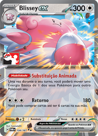 Blissey ex, Play! Pokémon Pacote de Prêmio Série 7 134