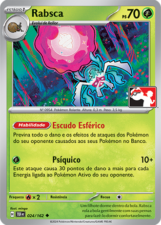 Rabsca, Play! Pokémon Pacote de Prêmio Série 7 024