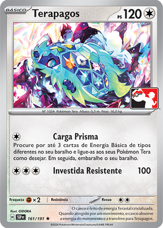 Terapagos, Play! Pokémon Pacote de Prêmio Série 7 161