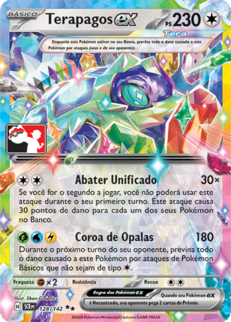 Terapagos ex, Play! Pokémon Pacote de Prêmio Série 7 128