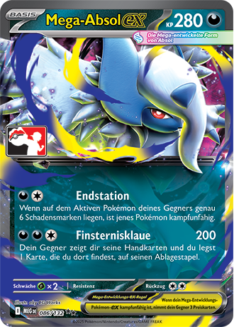 Pokémon-Sammelkartenspiel-Karte: Mega-Absol-ex