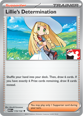 Pokémon TCG card: Lillie's Determination
