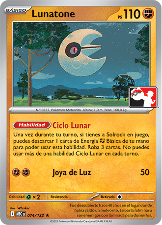 Carta de JCC Pokémon: Lunatone