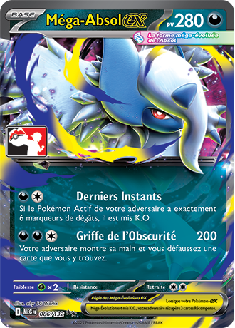 Carte du JCC Pokémon : Méga-Absol-ex