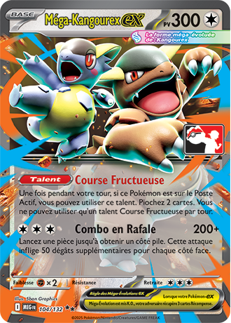 Carte du JCC Pokémon : Méga-Kangourex-ex