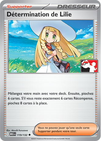 Carte du JCC Pokémon : Détermination de Lilie