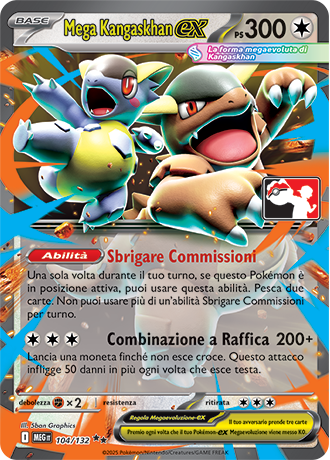Carta del GCC Pokémon: Mega Kangaskhan-ex