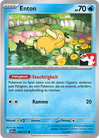 Pokémon-Sammelkartenspiel-Karte: Enton