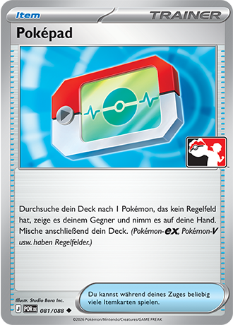 Pokémon-Sammelkartenspiel-Karte: Poképad