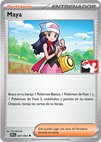 Carta de JCC Pokémon: Maya