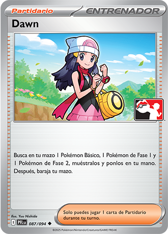 Carta de JCC Pokémon: Dawn
