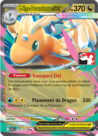 Carte du JCC Pokémon : Méga-Dracolosse-ex