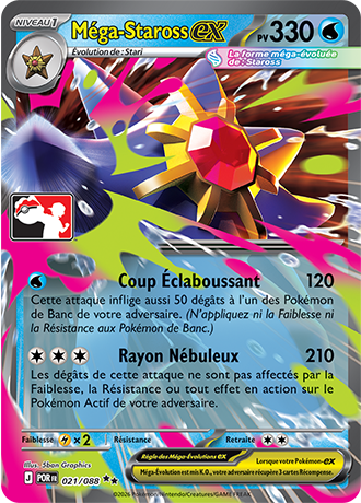 Carte du JCC Pokémon : Méga-Staross-ex