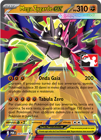 Carta del GCC Pokémon: Mega Zygarde-ex