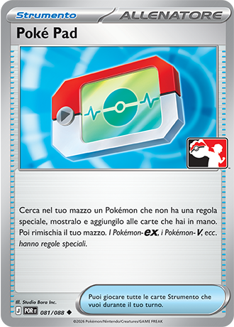 Carta del GCC Pokémon: Poké Pad