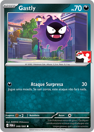 Gastly, Play! Pokémon Pacote de Prêmio Série 9 048
