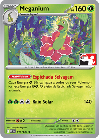 Meganium, Play! Pokémon Pacote de Prêmio Série 9 010