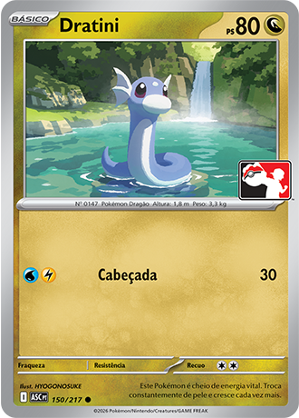 Dratini, Play! Pokémon Pacote de Prêmio Série 9 150